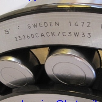23260CACK/C3W33 Brass Cage Spherical Roller Bearing 23260CC 300x540x192mm