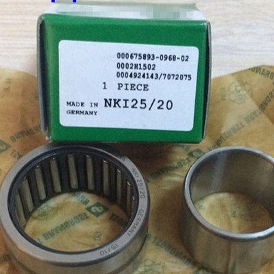NKI25/20-TV-XL / NKI25-20 Serat Polyamide Cage Needle Roller Thrust Bearing dengan Inner Ring 25*38*20 Mm