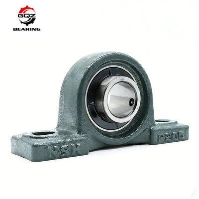 UCX20 Bantalan Sisipan Cincin Dalam Lebar 100×190×117.5mm Set Sekrup Bantalan Konveyor Pertanian OD Bulat