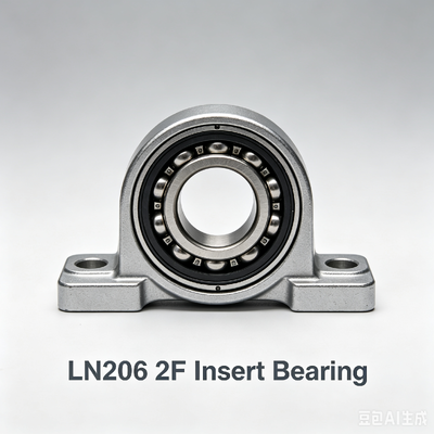 LN206 2F Double Seal Insert Ball Bearing 30mm Bor
