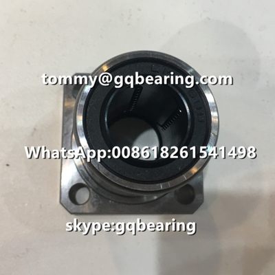 Gcr15 baja LMK16UU Tipe persegi Karet Segel Flange Linear Ball Bearing
