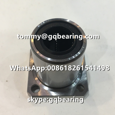 Gcr15 baja LMK16UU Tipe persegi Karet Segel Flange Linear Ball Bearing