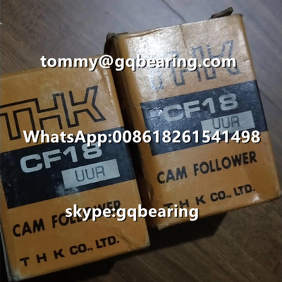 Gcr15 Baja Bahan THK CF18UU-AB Cam Follower Bearing dengan Soket Heksagonal