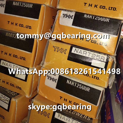 Bahan baja Gcr15 THK NART6R Tipe yang tidak dapat dipisahkan Bantalan Rol Rel
