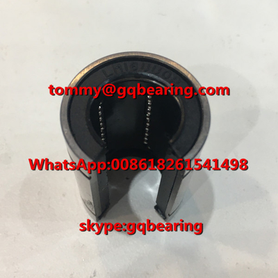 Bahan Baja Chrome LM16UUOP Tipe Terbuka Bantalan Bola Linear Karet Segel Busing Linear