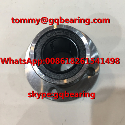Gcr15 baja LMF16UU Tipe bulat Karet Segel Flange Linear Ball Bearing