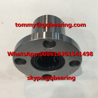 Gcr15 baja LMF16UU Tipe bulat Karet Segel Flange Linear Ball Bearing