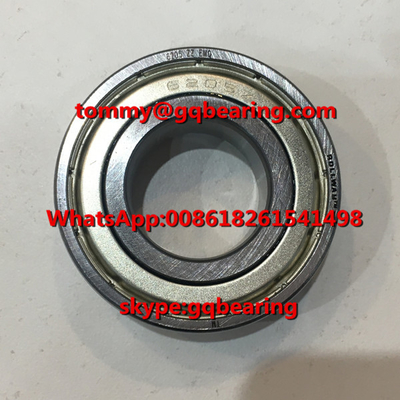 Gcr15 baja Bahan ROLLWAY 6205ZZ EMQ Metal Shielded Deep Groove Ball Bearing