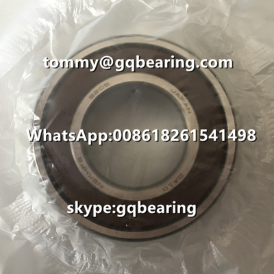 Jepang dibuat Gcr15 baja Bahan NSK 6205DDU 6205DDUCM Karet disegel Deep Groove Ball Bearing