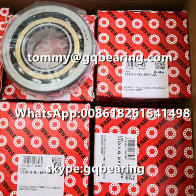 40 derajat Contact Angle FAG 7310-B-XL-MP-UA Angle Contact Ball Bearing