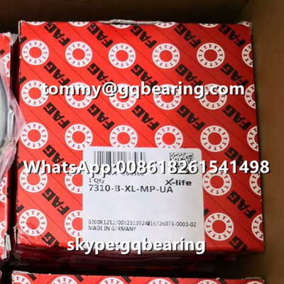 40 derajat Contact Angle FAG 7310-B-XL-MP-UA Angle Contact Ball Bearing