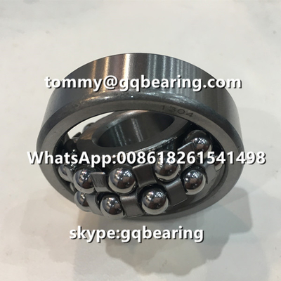 Bahan baja Chrome 2201 Steel Cage Double Row Self-Aligning Ball Bearing