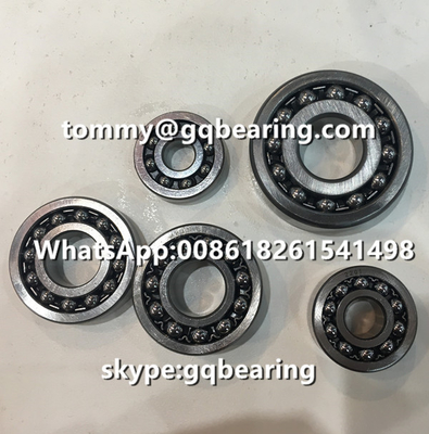Bahan Baja Chrome 1200 Steel Cage Double Row Self-Aligning Ball Bearing 10x30x9mm