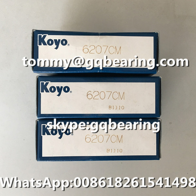 Gcr15 Baja Bahan Jepang Asli KOYO 6207 6207CM Single Row Deep Groove Ball Bearing