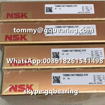 Bahan Baja Bola NSK 120BAR10STYNDBLP4A Kecepatan Tinggi Sudut Kontak Bola Bantalan