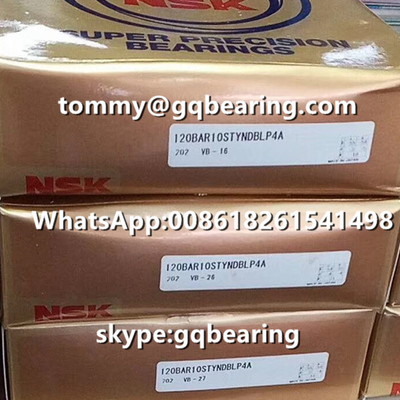 Bahan Baja Bola NSK 120BAR10STYNDBLP4A Kecepatan Tinggi Sudut Kontak Bola Bantalan