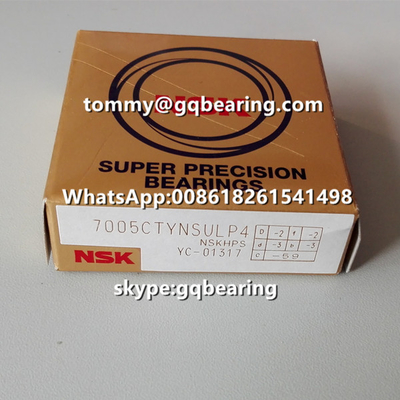 Single Universal NSK 7005CTYNSULP4 Angle Contact Ball Bearing 25*47*12mm