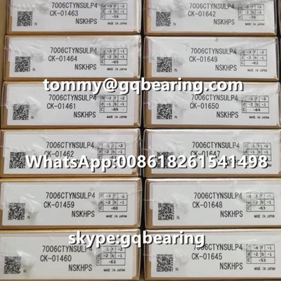 26000 r/min Kecepatan Cahaya Pra-muatan CNC Spindle Router Bearing 7006C 2RZ P4 DBA