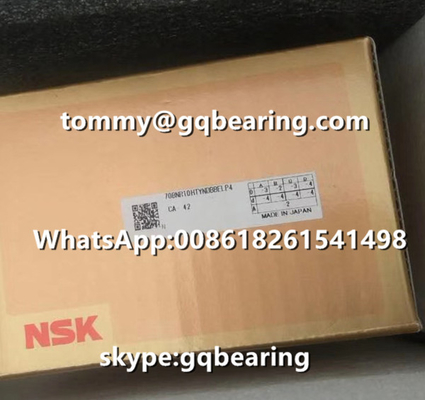 Keramik Material Bola 18 derajat Contact Angle NSK 70BNR10HTYNDBBELP4 dorongan sudut kontak bola bantalan