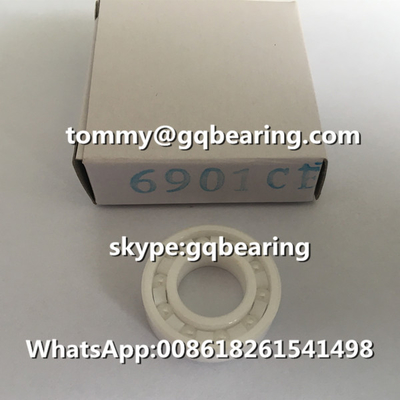 ZrO2 Si3N4 Bahan Keramik 6901CE 6901 Keramik Penuh Goresan Bola Bergelombang 12x24x6mm