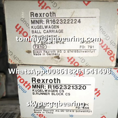 Rexroth R165321420 Bahan Baja Jenis Flange Panjang Standar Tinggi Standar Blok Linear