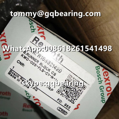 Rexroth R165321420 Bahan Baja Jenis Flange Panjang Standar Tinggi Standar Blok Linear
