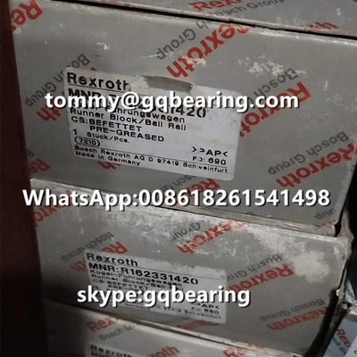 Rexroth R165121420 Bahan Baja Flange Jenis Panjang Standar Tinggi Standar Runner Block