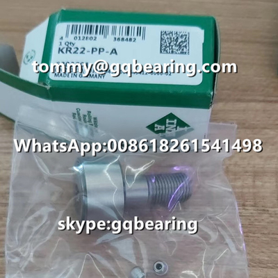 Gcr15 Baja Bahan INA KR22-PP Stud Tipe Track Roller Bearing KR22-PP-A Cam Follower Bearing