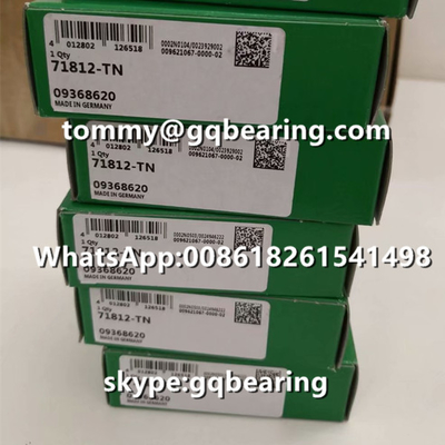 Gcr15 Baja Bahan CNC Mesin Spindle Aplikasi INA 71812-TN sudut kontak bola bantalan