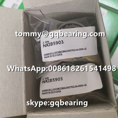 INA NKIB5903 Kombinasi bantalan rol jarum NKIB5903-XL Bantalan rol jarum / bantalan bola kontak sudut