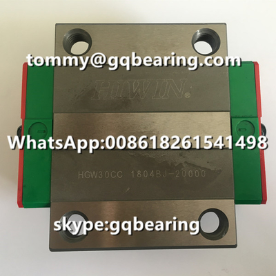 Tinggi Precision Heavy Load Type Hiwin HGW30CC HGW30CCZAC Linear Slide Bearing
