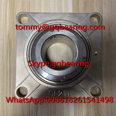 SSUCF211-32 Full stainless steel Four-bolt Flanged Housing Units UCF211-32 bantal blok bola bantalan