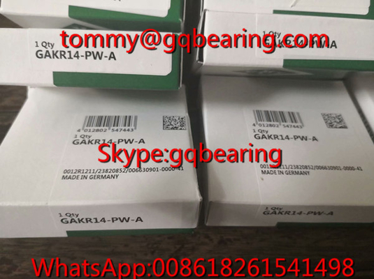 Gcr15 baja Bahan Jerman Asal INA GAKR14-PW-A Rod End Bearing GAKR14- PW- A Spherical Plain Bearing
