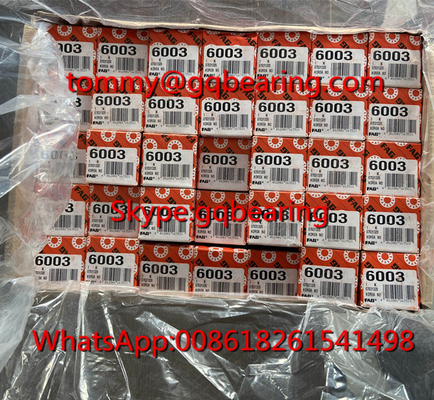 Gcr15 Baja buatan Korea Made Open tipe FAG 6003 Deep Groove Ball Bearing