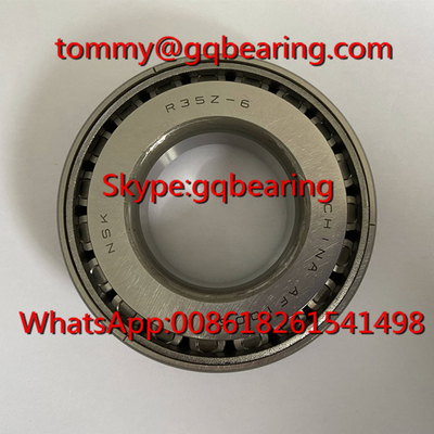 Bahan baja Gcr15 NSK R35Z-6 Tapered Roller Bearing untuk Gearbox Mobil