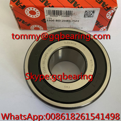 Asal Jepang FAG 3801-B-2RSR-TVH-HLC Nylon Cage Double Row Angular Contact Ball Bearing