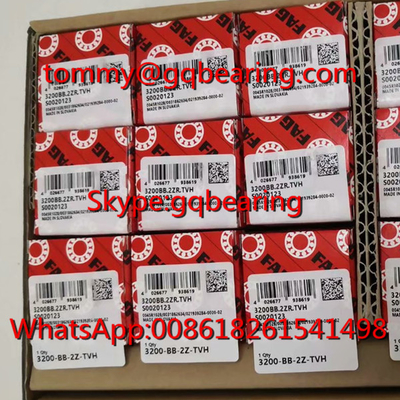 Slovakia Asal FAG 3203-BD-XL-2Z-TVH Kandang nilon Berbaris Dua Berbaris Bola Kontak Sudut Bearing 3203-BD-2Z-TVH Bearing