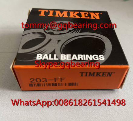 TIMKEN 203-FF Garis tunggal Deep Groove Ball Bearing Timken Alternator Replacement Bearings 203FF