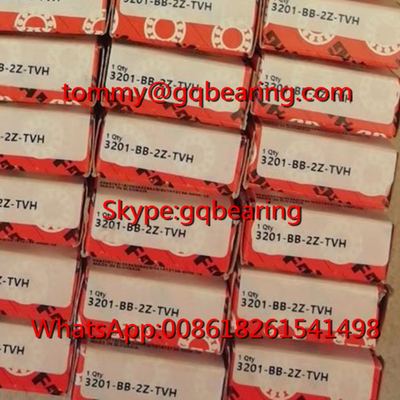 Slovakia Asal FAG 3201-BB-2Z-TVH Kandang nilon Berbaris Dua Berbaris Lemparan Bola Kontak Sudut 3203-BD-2Z-TVH Lemparan