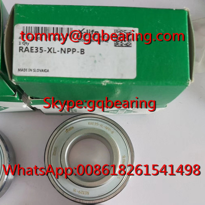 Gcr15 Baja Bahan INA RAE35-XL-NPP-B Radial Insert Ball Bearing dengan eksentrik mengunci kerah