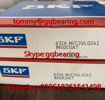 Austria Asal SKF 6314/C3VL0241 INSOCOAT Segel bantalan bola alur dalam jenis ZZ 2RS OPEN