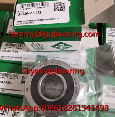 Gcr15 Baja Bahan INA LFR5204-16-2RS Track Roller Bearing LFR5204-16-2RS-RB Bearing 20*52*22.6mm