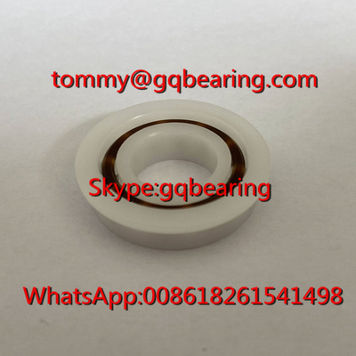 POM Bahan Plastik F6901 Flanged Plastic Ball Bearing 12x24x6mm