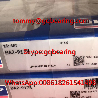 Bahan Gcr15 SKF BA2-9178 Super Precision Angular Contact Ball Bearing Seals tipe ZZ 2RS OPEN