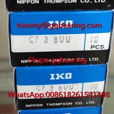 IKO CF3BUU Ukuran Metrik Silinder Outer Ring Type Cam Follower Bearing
