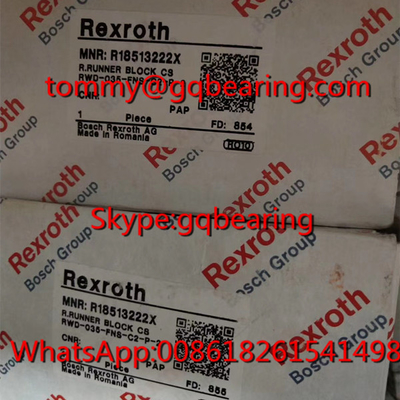Rexroth R185133110 Roller Rail Runner Block Bosch R185133110 Bantalan linier