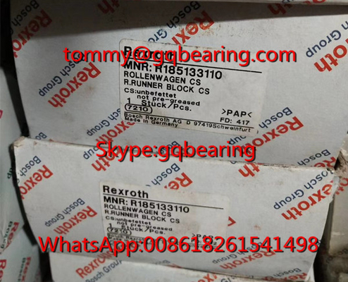 Rexroth R185133110 Roller Rail Runner Block Bosch R185133110 Bantalan linier