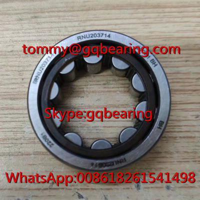 RNU203714 Bantalan rol silinder tanpa cincin dalam 20x37x14mm