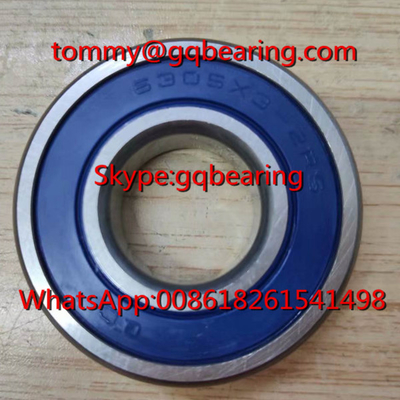 6305X3-2RS Karet Segel Deep Groove Ball Bearing 25x58x16mm Gearbox Bearing