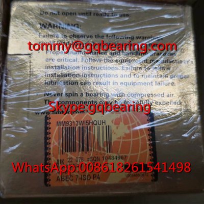 Gcr15 Baja Bahan ABEC7 Precision TIMKEN MM9313WI5HQUH Ball Screw Dukungan bantalan 57.2x90x15.88mm